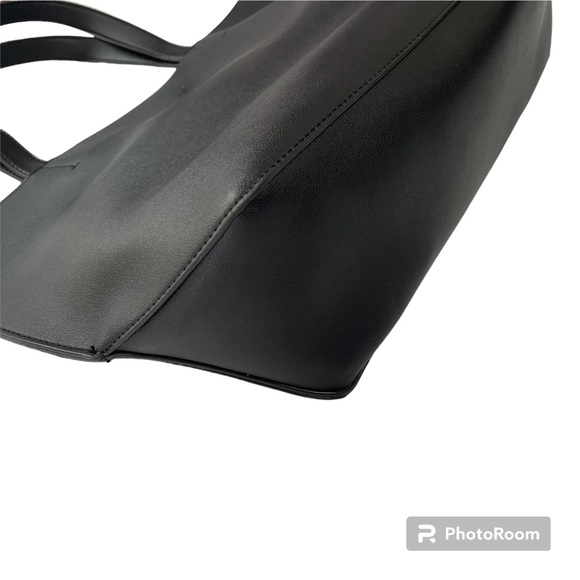 EUC Summer & Rose Black Vegan leather tote - Picture 7 of 9